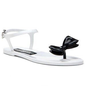 The Geli® Sandal - B/W Bow